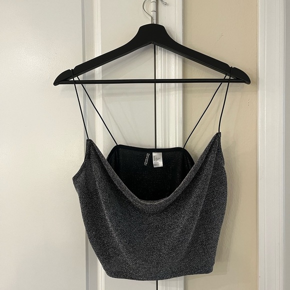 ✨ H&M Y2K Sparkly Crop Top ✨
Size: L 🤍 - Picture 9 of 13